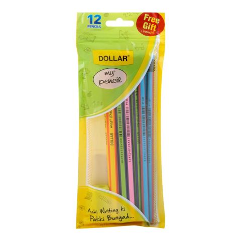 DOLLR MY PENCIL P222 POUCH 12PCS