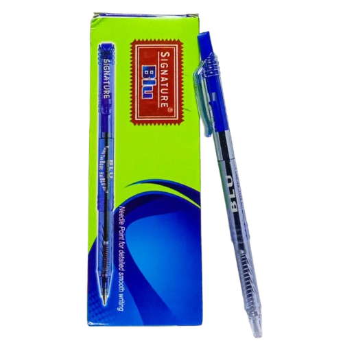 Signature Blu Ball Pen Blue 10 Pcs