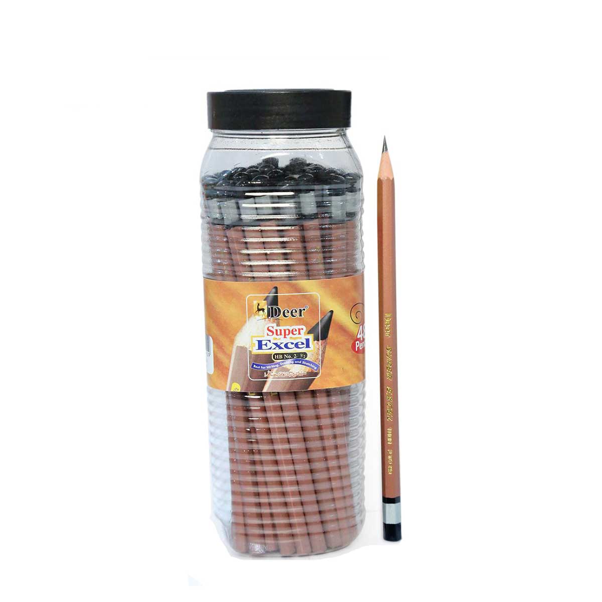 Deer Super Excel Pencil Jar 48 Pcs