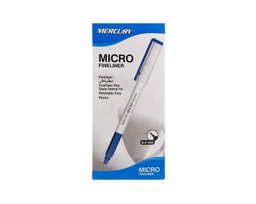 Mercury Micro Fine Liner Blue 10 Pcs