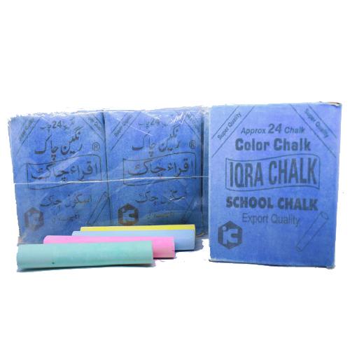 Iqra Color Chalk 12 Pcs