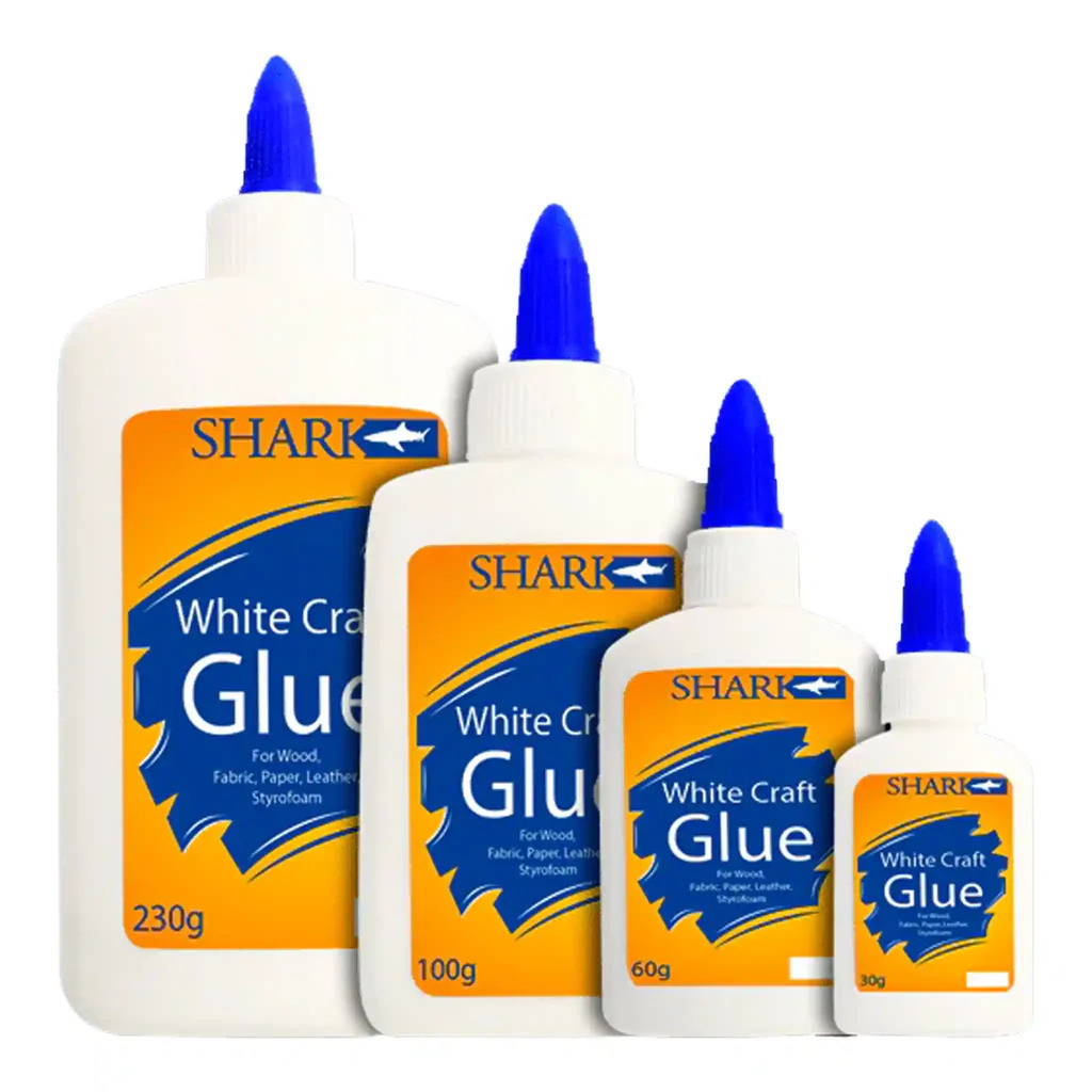 Shark White Craft Glue 230gm 1 Pc