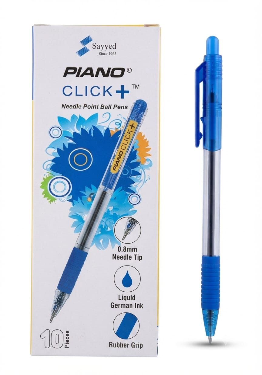Piano click Plus Ball Pen Blue